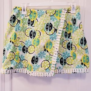 Crown & Ivy Citrus Skort